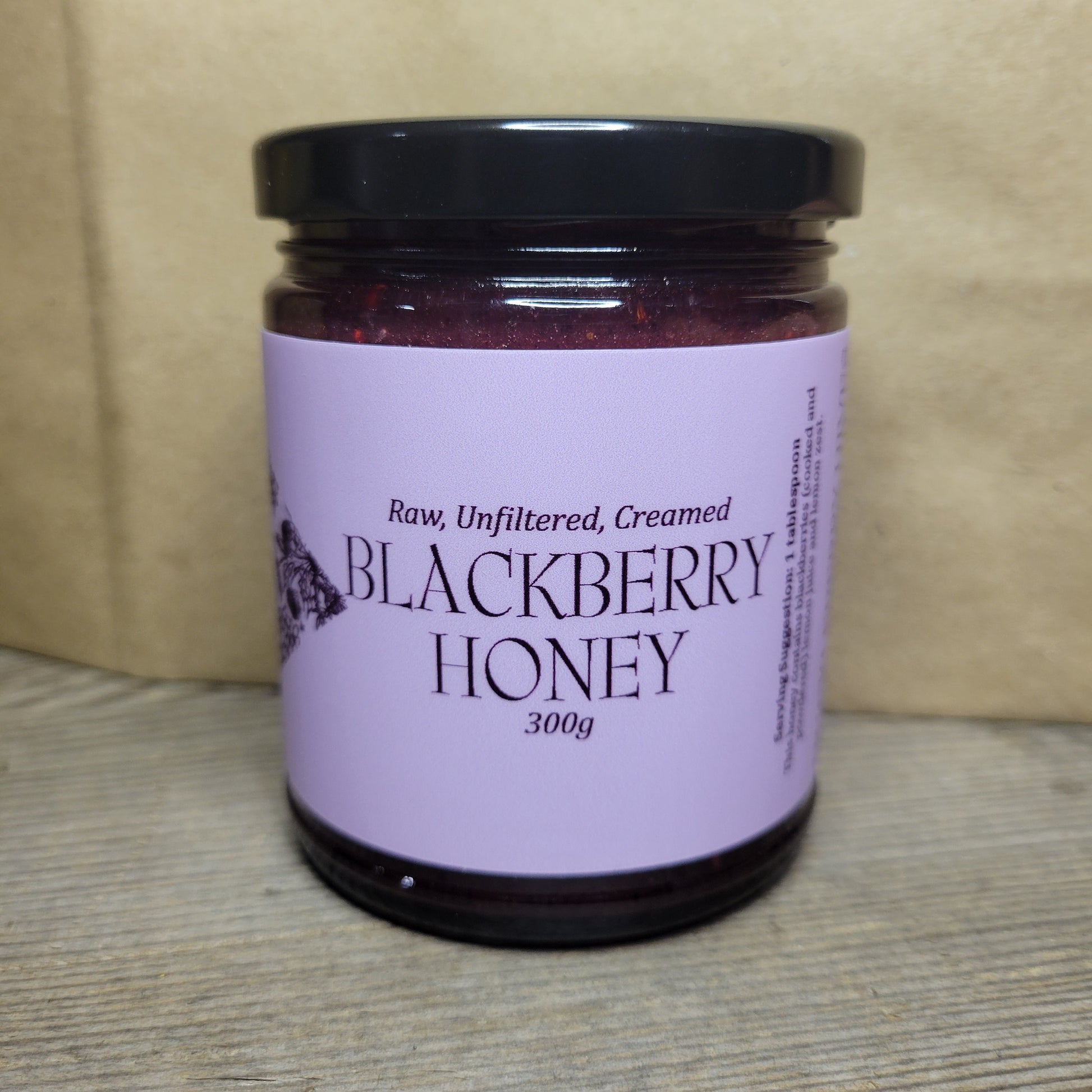 300g Blackberry Creamed Honey