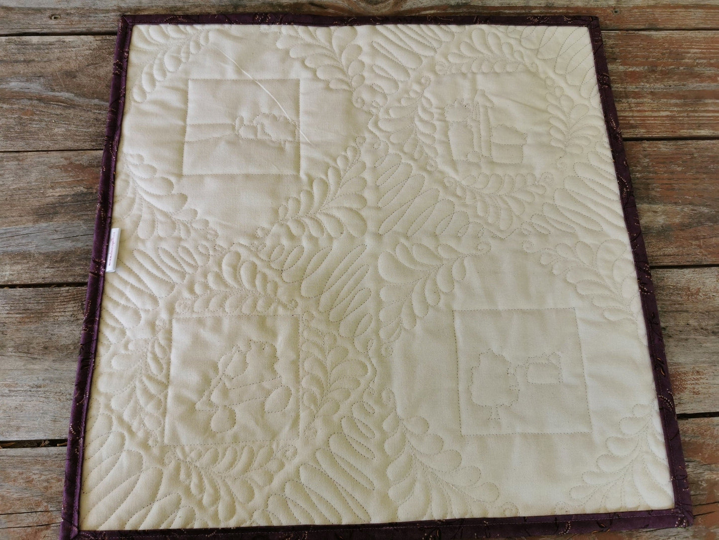 Country Farm Scene Mini Quilt for Fall
