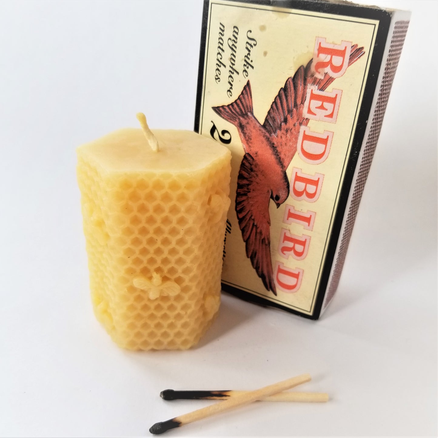 Bees and Comb Hexagon Pillar