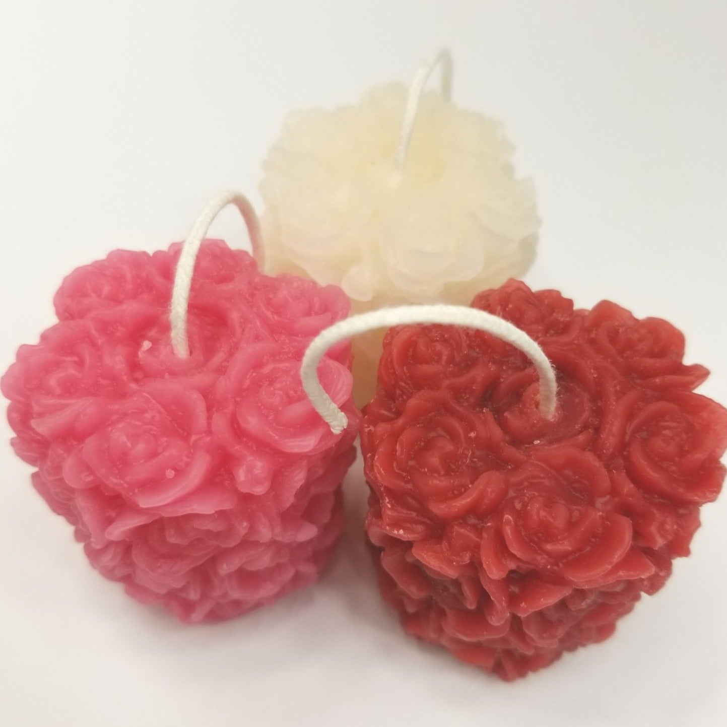 rose votive candles
