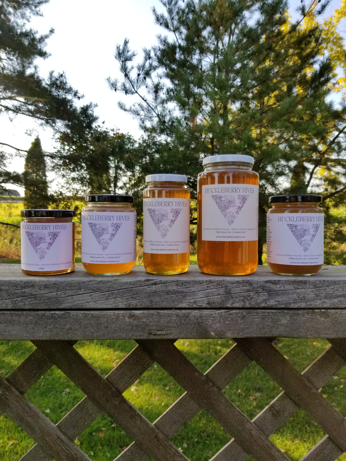 Huckleberry Hives, Small Batch Raw Honey and Beeswax Candles