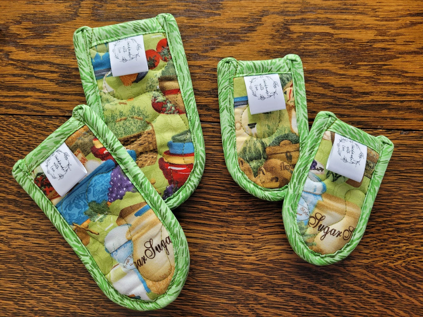 Quilted Handle Covers for Cast Iron Skillet