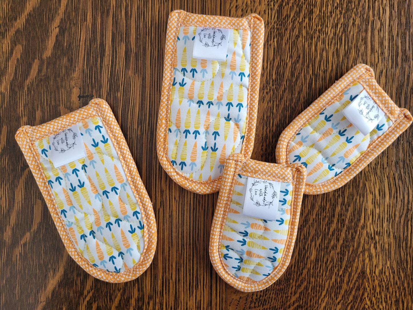 Quilted Handle Covers for Cast Iron Skillet