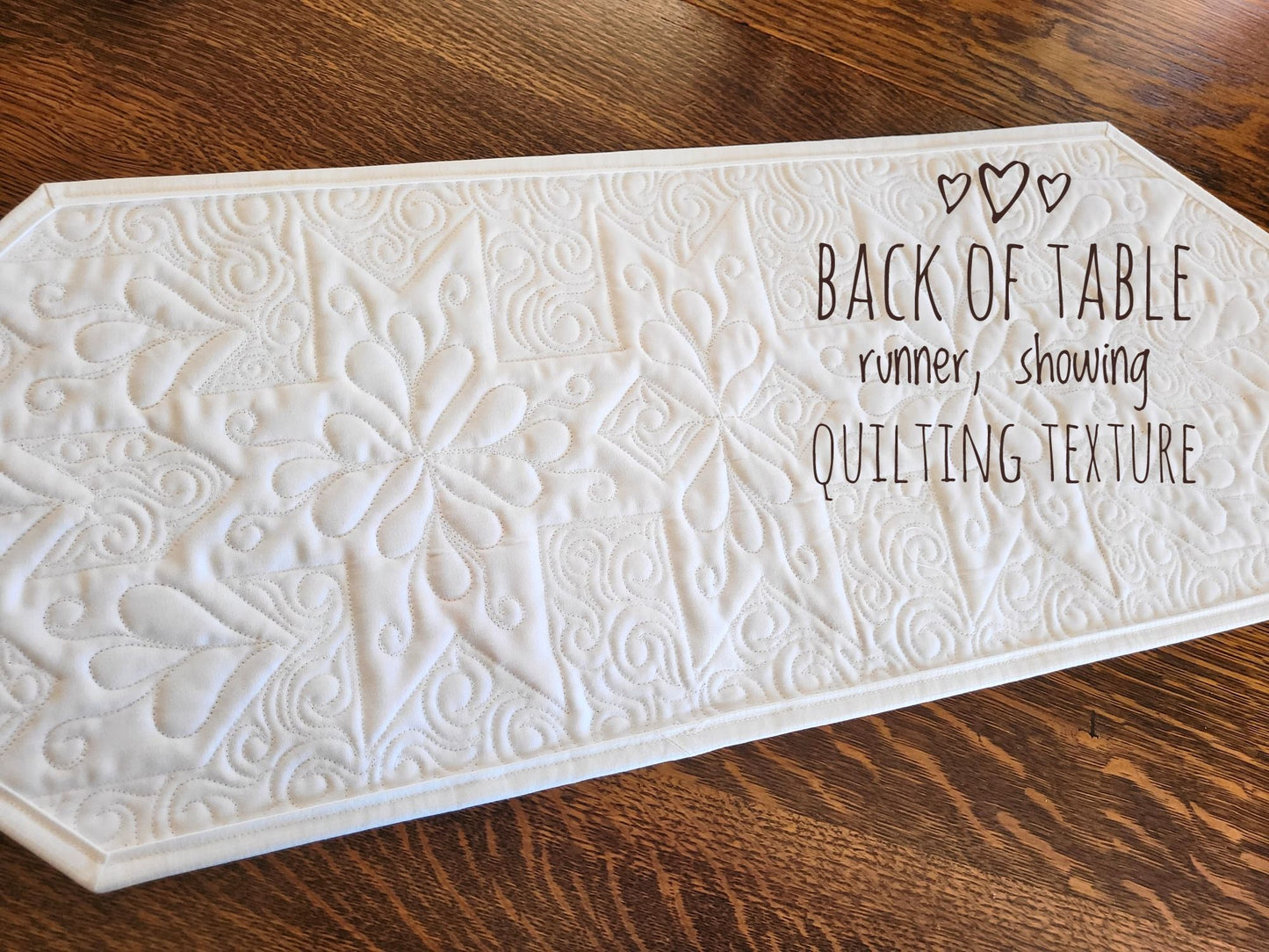 Spring Tulip Table Runner Quilt, Easter Table Decor