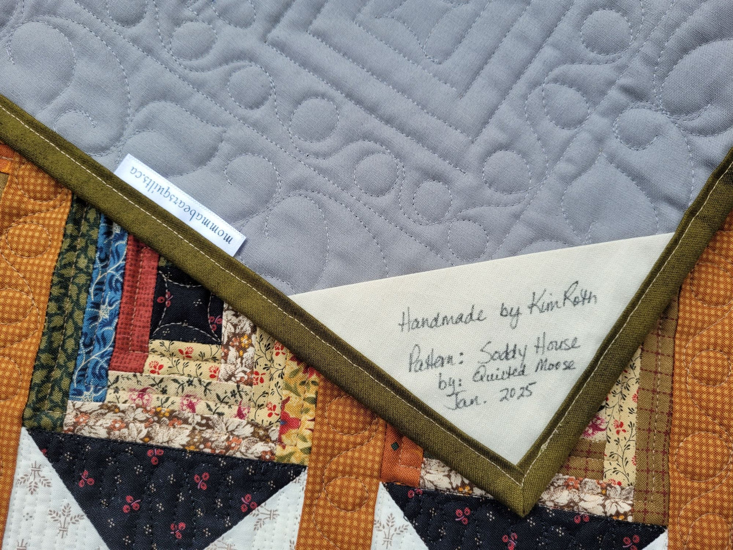 Soddy House Mini Quilt, green