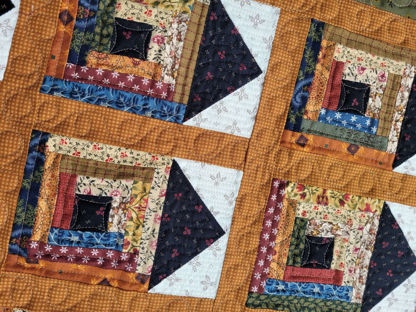 Soddy House Mini Quilt, green