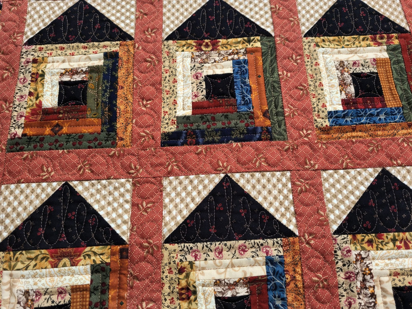 Soddy House Mini Quilt, black