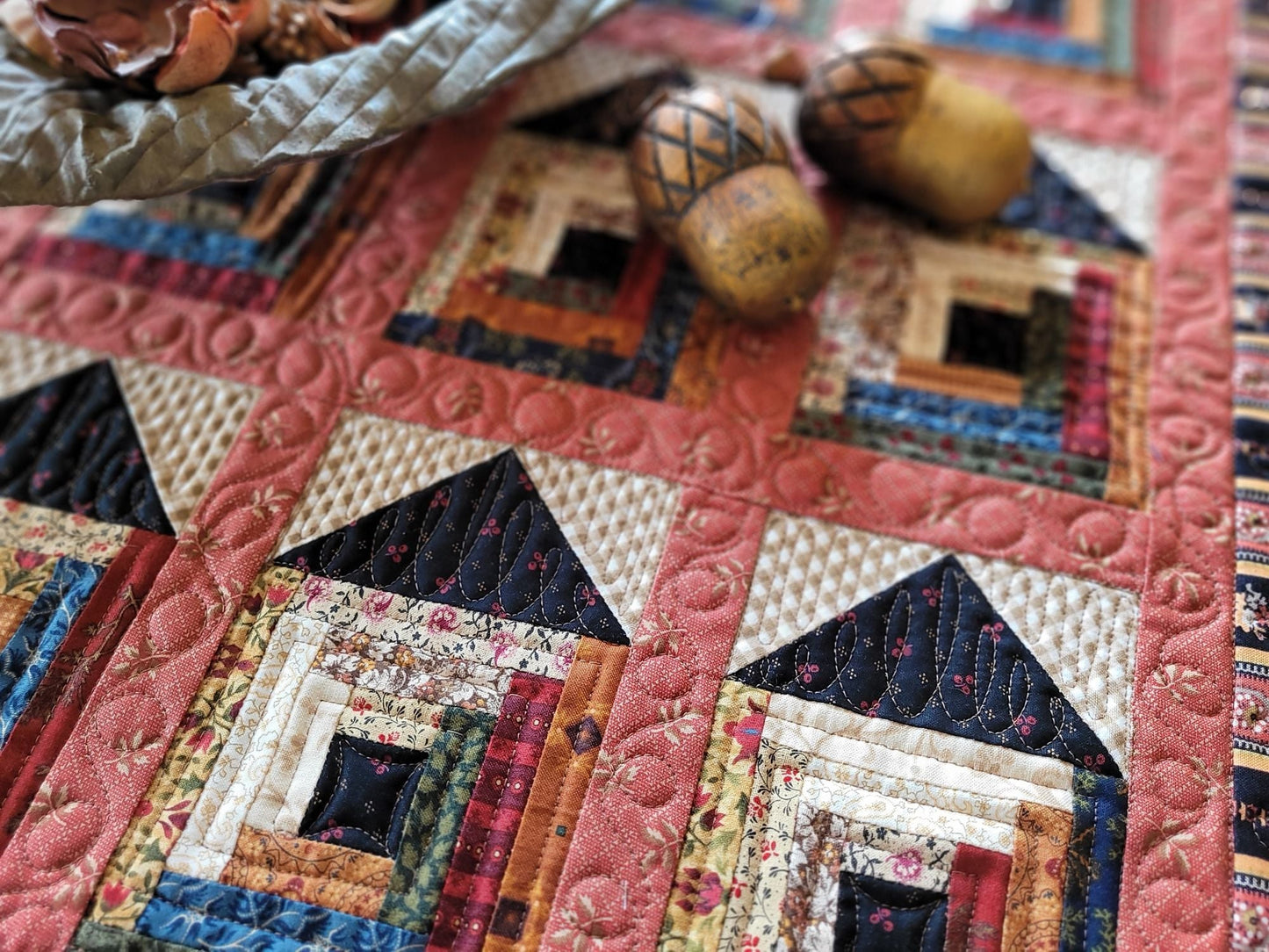 Soddy House Mini Quilt, black