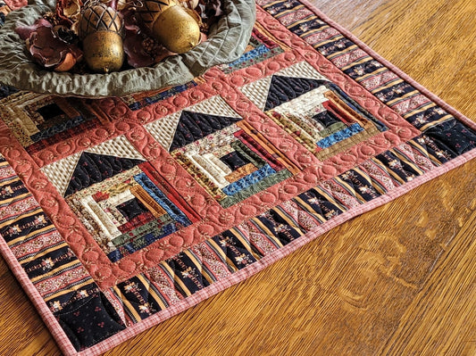 Soddy House Mini Quilt, black