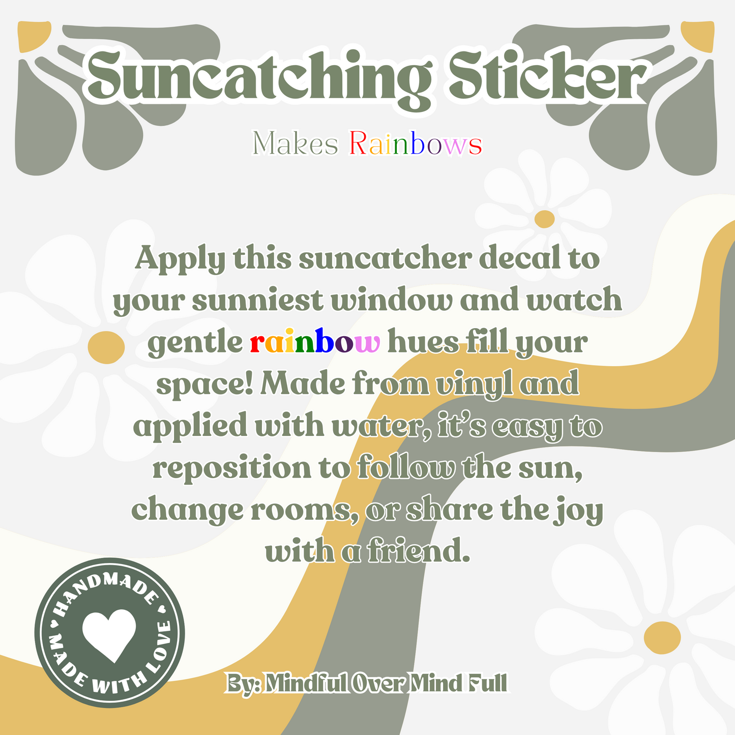 Celestial Mushroom Suncatcher