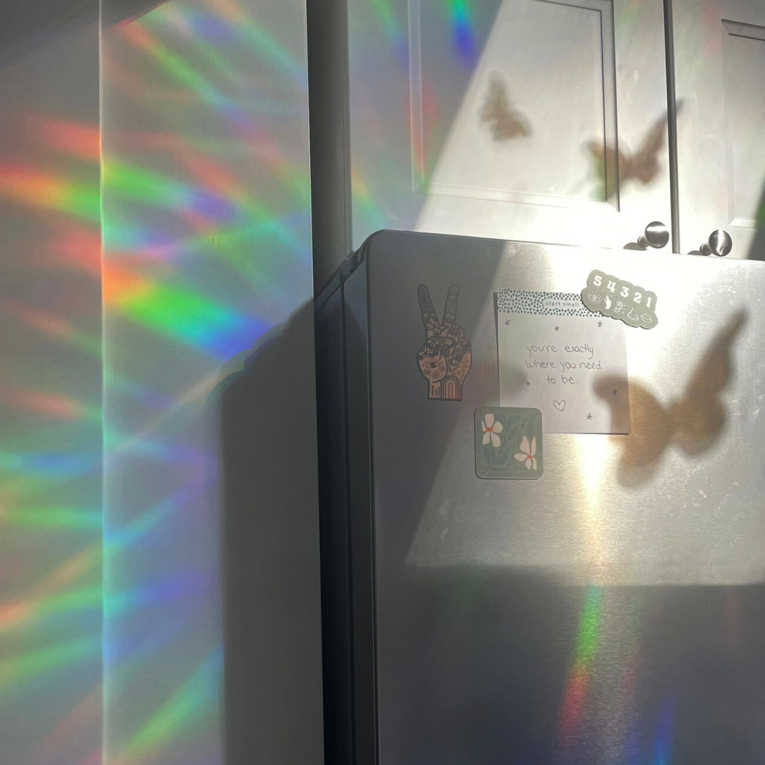 Cozy Winter Cabin Suncatcher