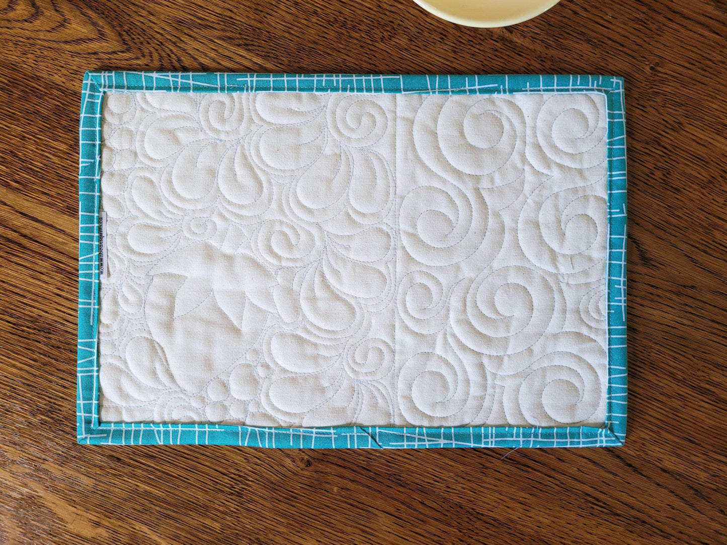 Strawberry Mini Quilt , Mug Rug & Desk Coaster