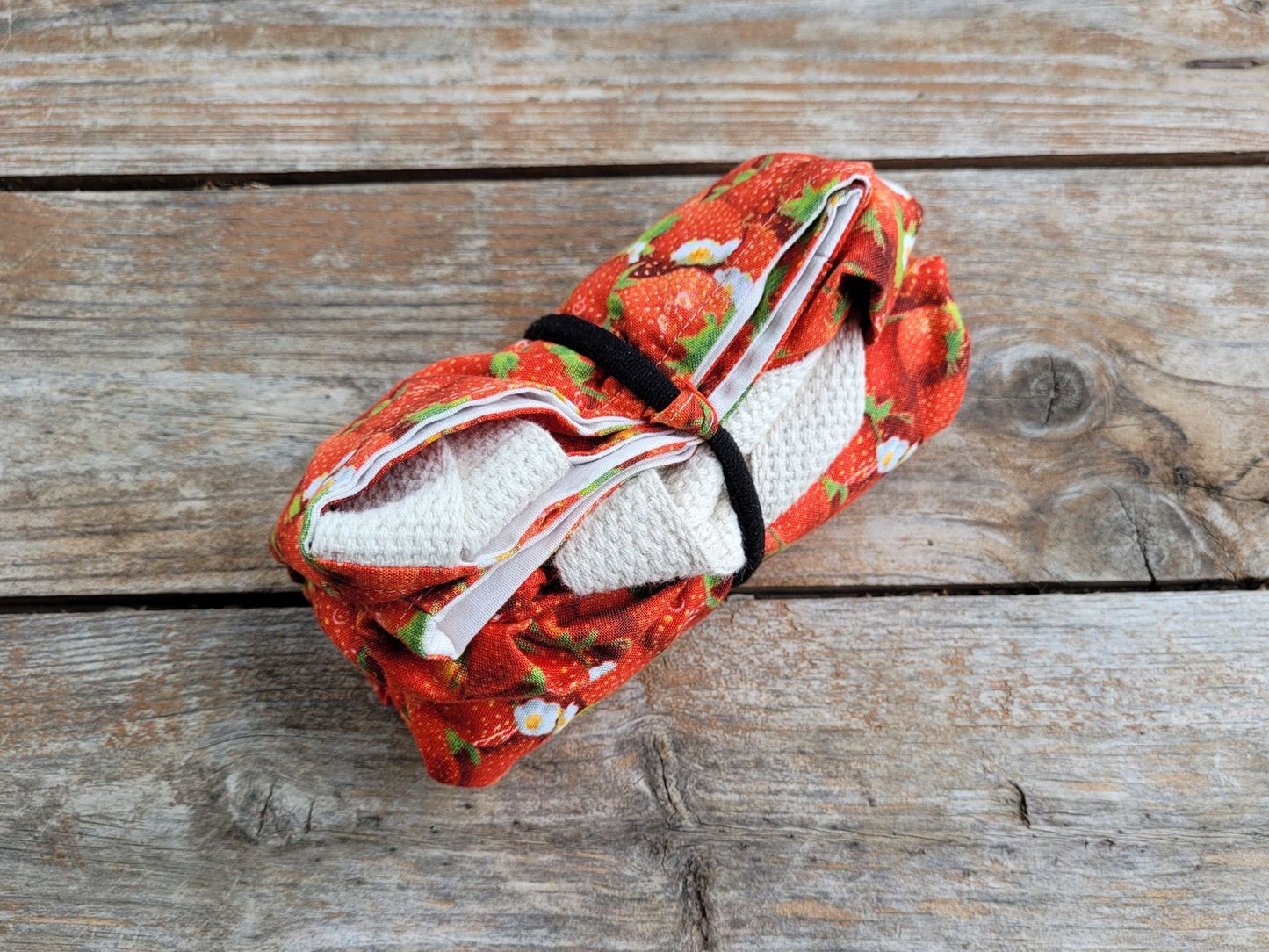 Strawberry Tote Bag | Reusable Cotton Shopping Bag