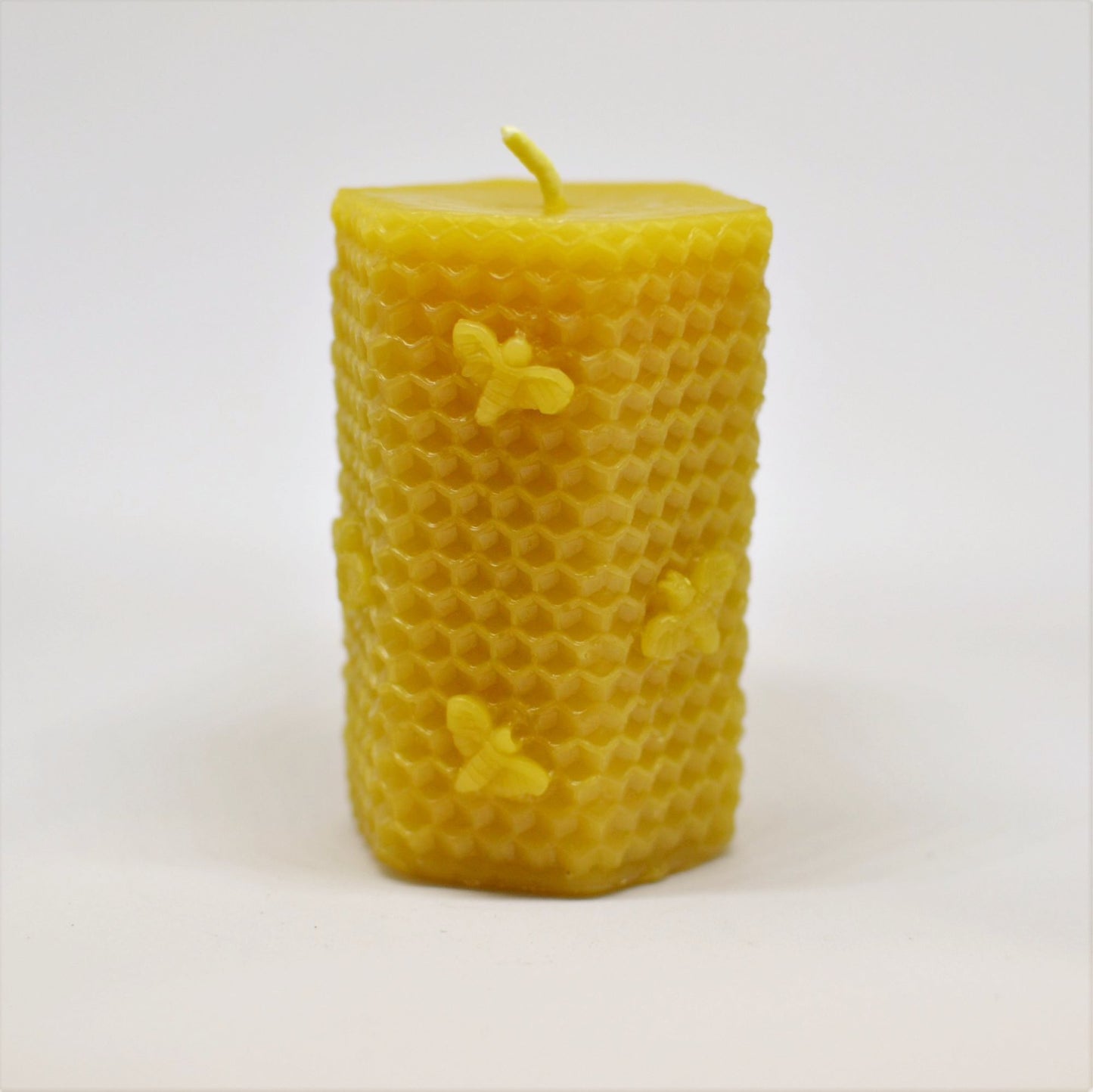 Bees and Comb Hexagon Pillar