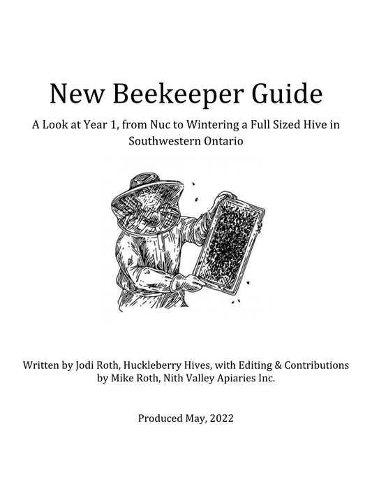 image of front cover of New Beekeeper Guide  PDF