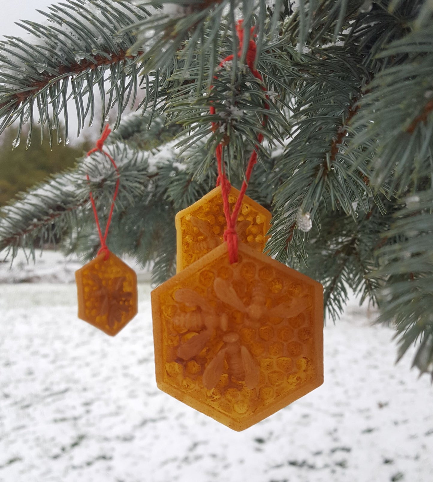 Cinnamon Beeswax Ornaments