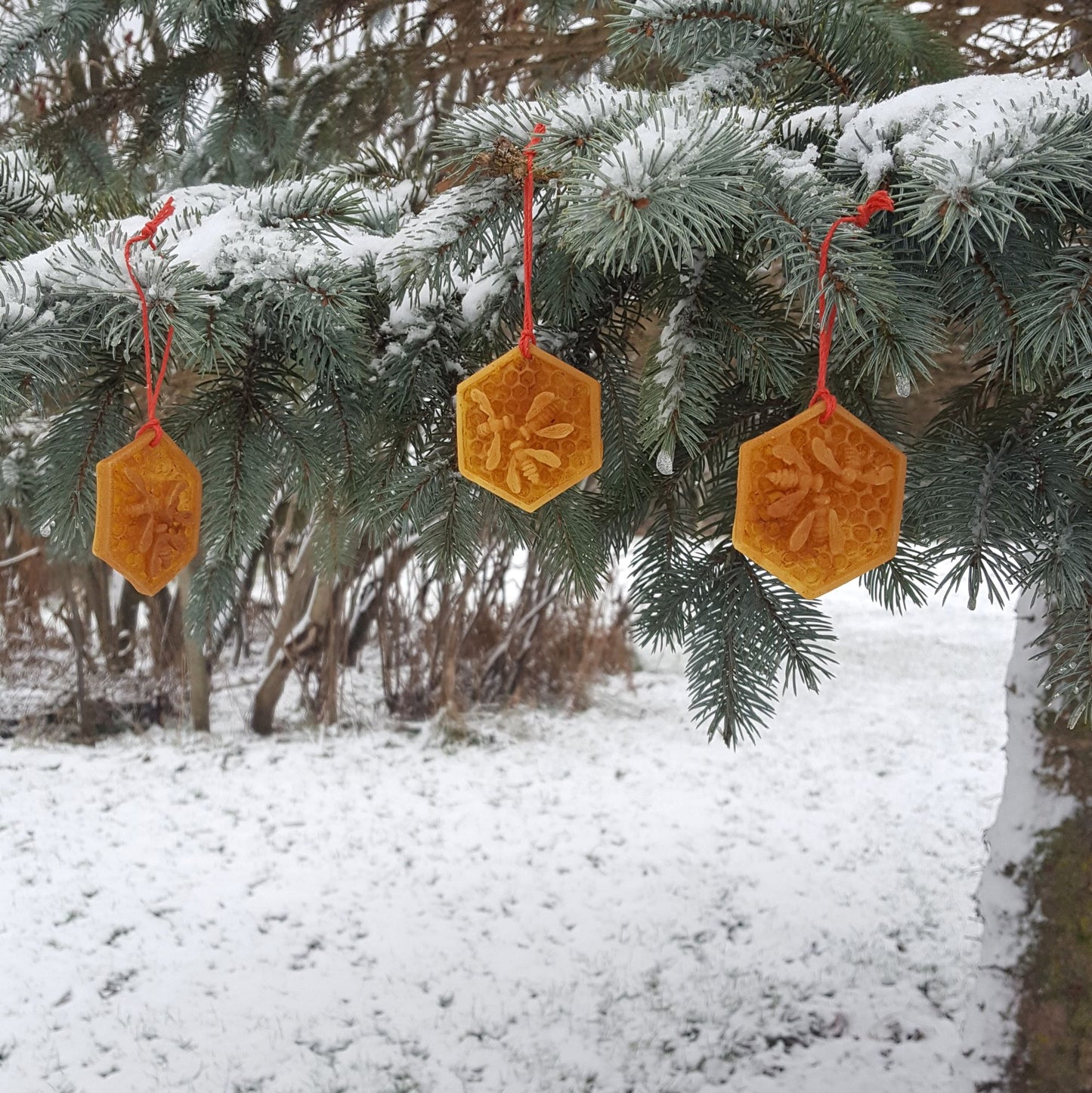 Cinnamon Beeswax Ornaments